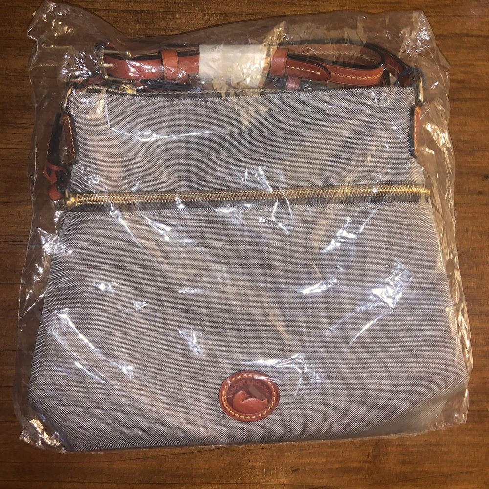 Dooney and Burke Crossbody Bag in Gray